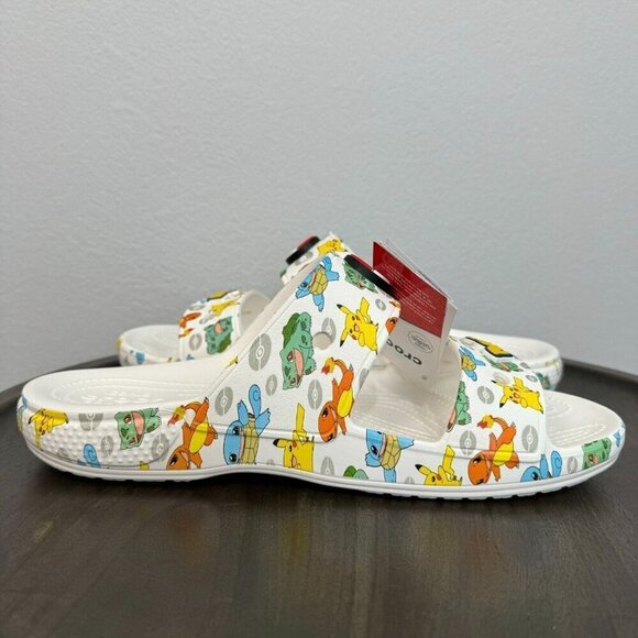 CrocsClassic Pokemon Sandal Water-Friendly White Multi Size 10 Men - Picture 9 of 14